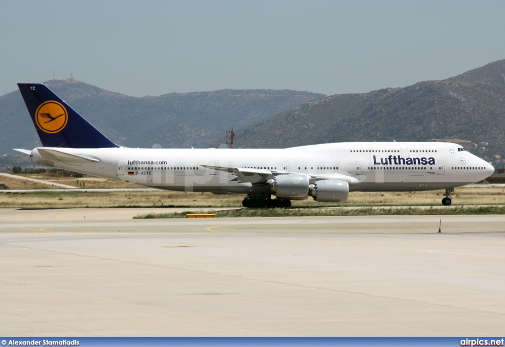 D-ABYC, Boeing 747-8 Intercontinental, Lufthansa