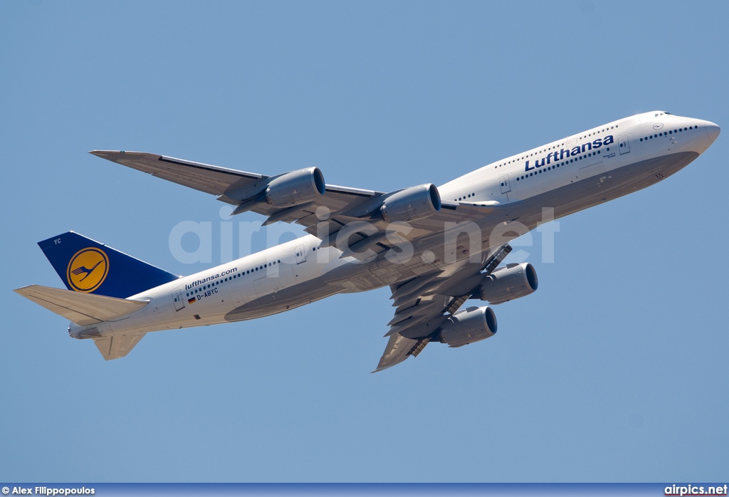 D-ABYC, Boeing 747-8 Intercontinental, Lufthansa