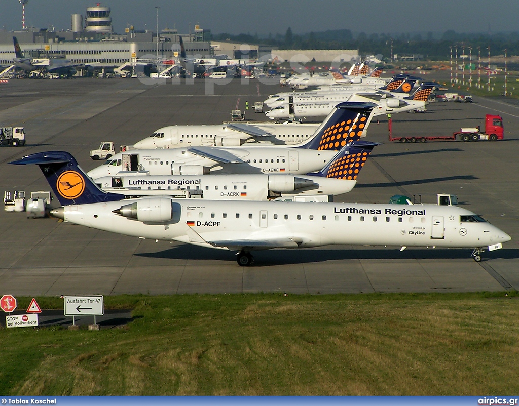 D-ACPF, Bombardier CRJ-700ER, Lufthansa CityLine