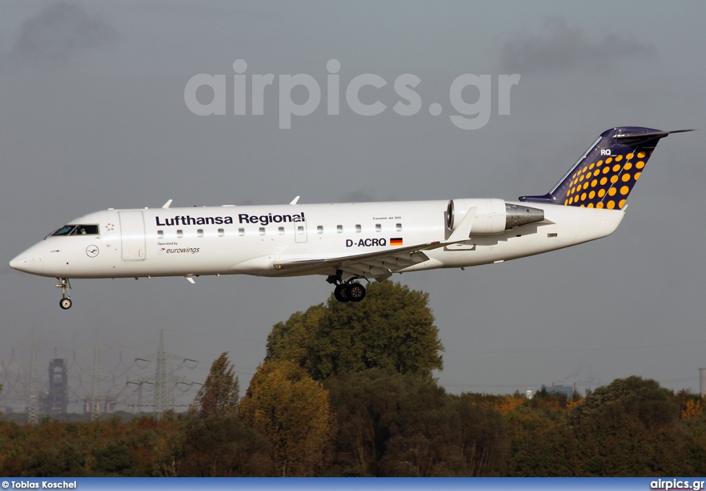 D-ACRQ, Bombardier CRJ-200LR, Eurowings