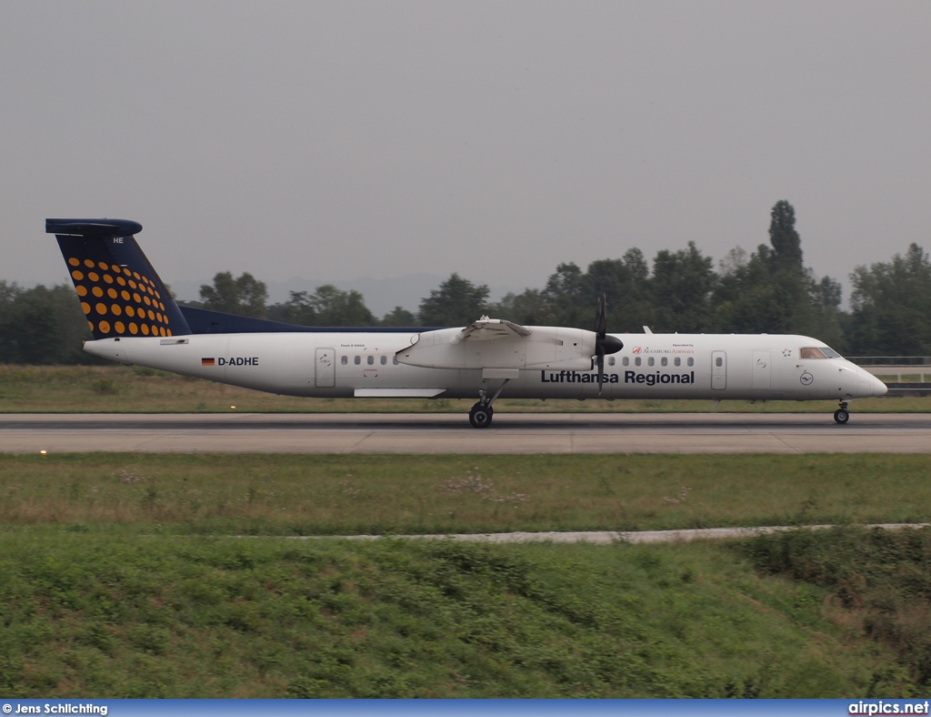 D-ADHE, De Havilland Canada DHC-8-400Q Dash 8, Augsburg Airways