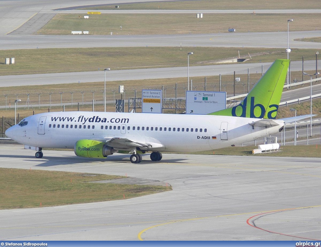D-ADII, Boeing 737-300, dba (Deutsche BA)
