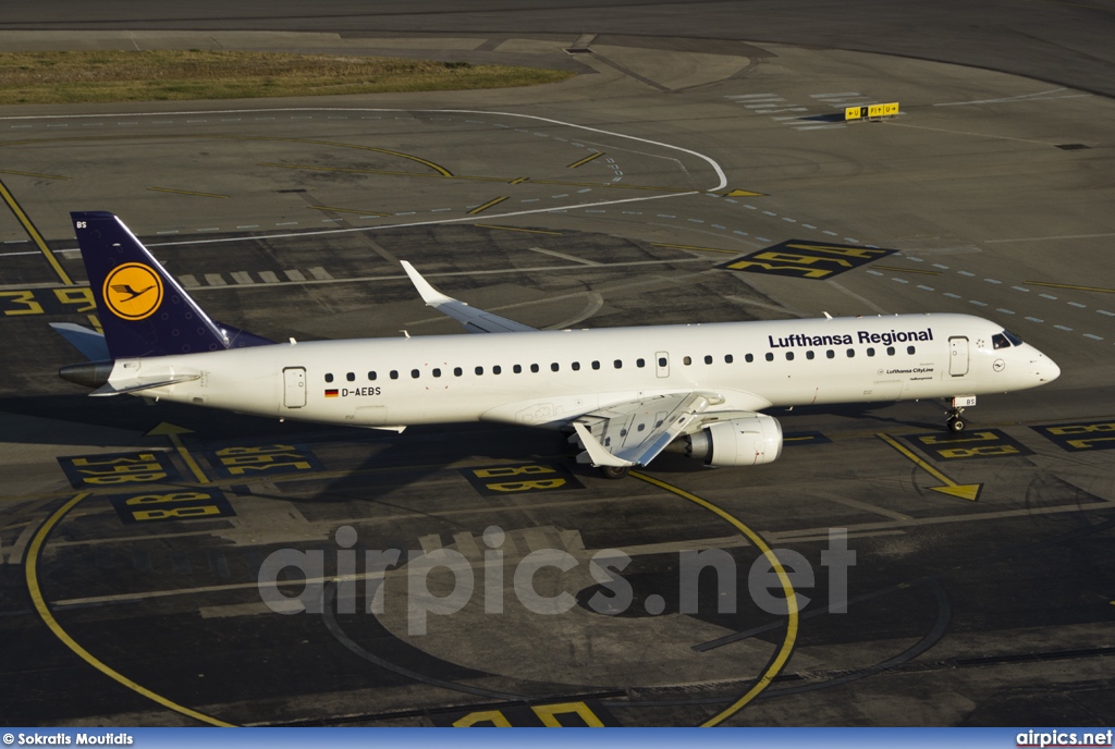 D-AEBS, Embraer ERJ 190-200LR (Embraer 195), Lufthansa CityLine