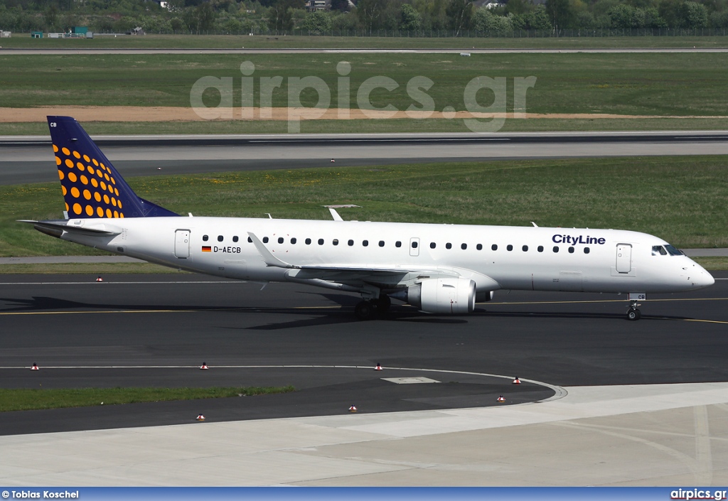 D-AECB, Embraer ERJ 190-100LR (Embraer 190), Lufthansa CityLine