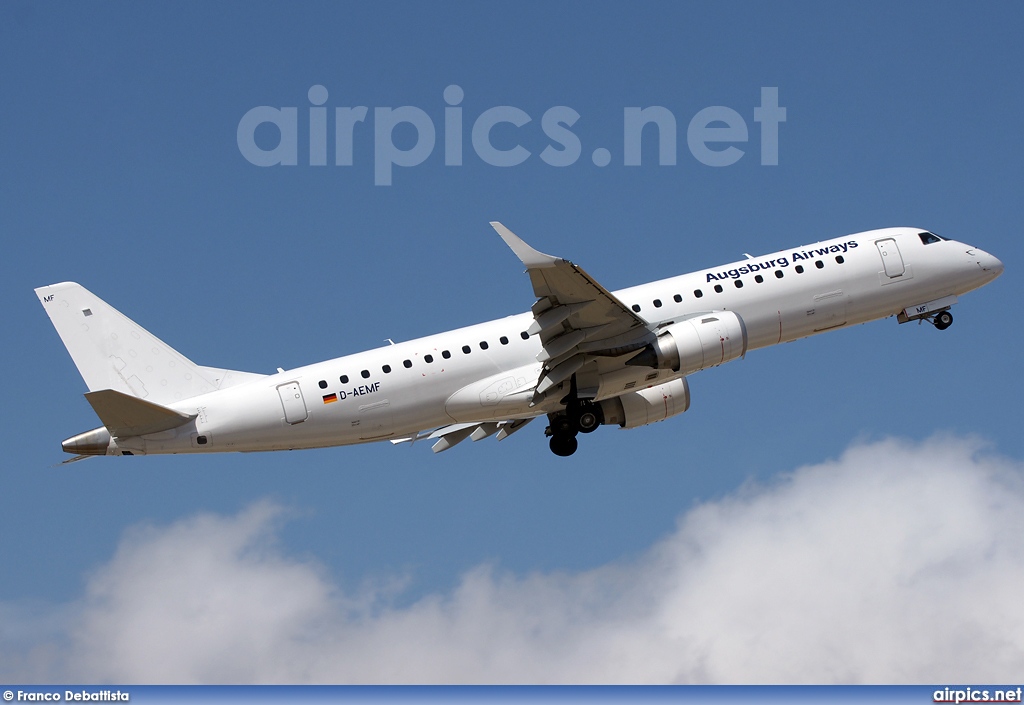 D-AEMF, Embraer ERJ 190-100LR (Embraer 190), Augsburg Airways