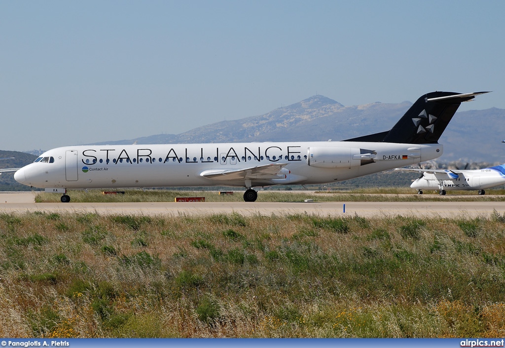 D-AFKA, Fokker F100, Contact Air