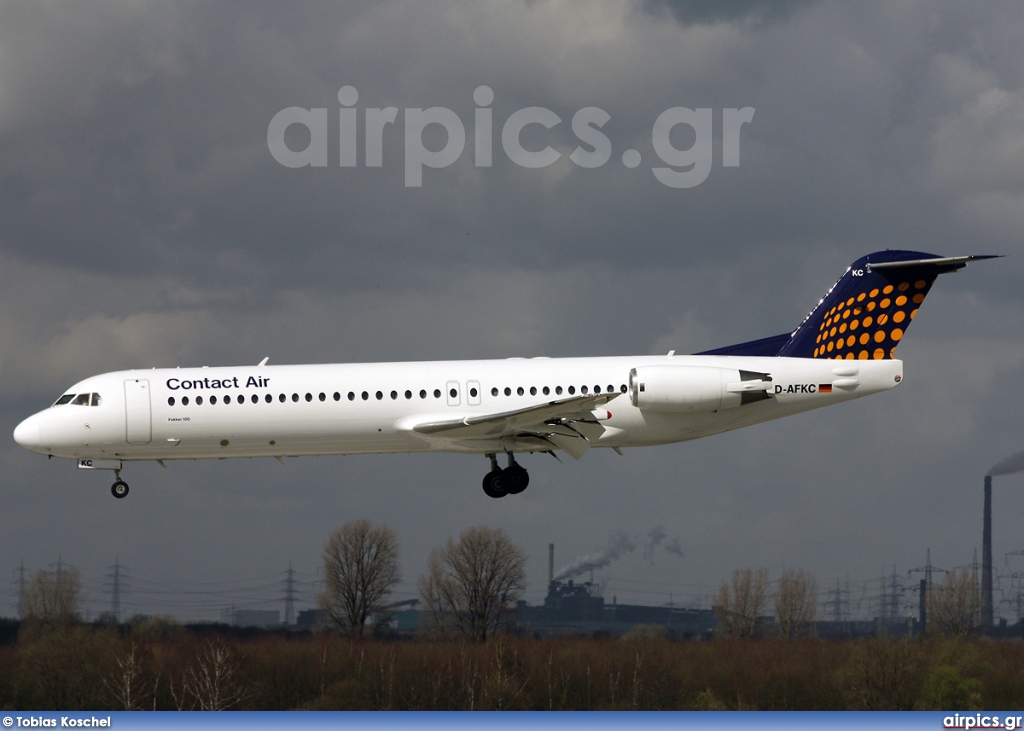 D-AFKC, Fokker F100, Contact Air