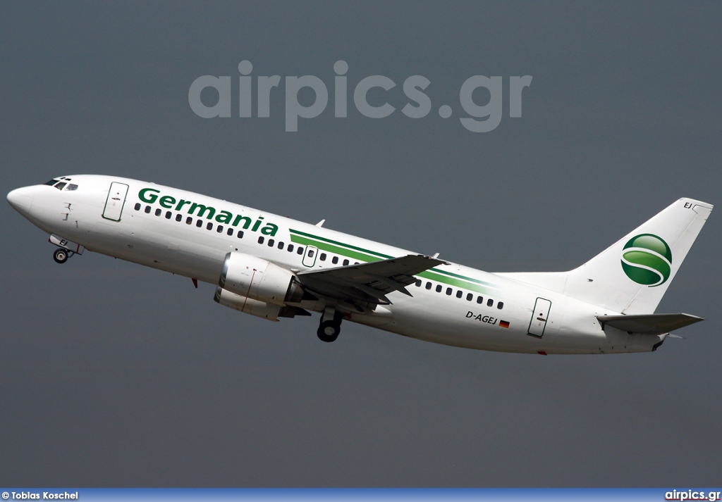 D-AGEJ, Boeing 737-300, Germania