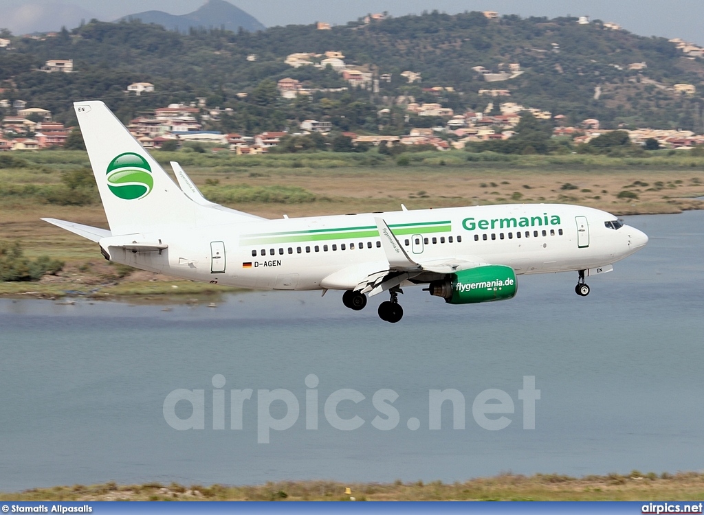 D-AGEN, Boeing 737-700, Germania