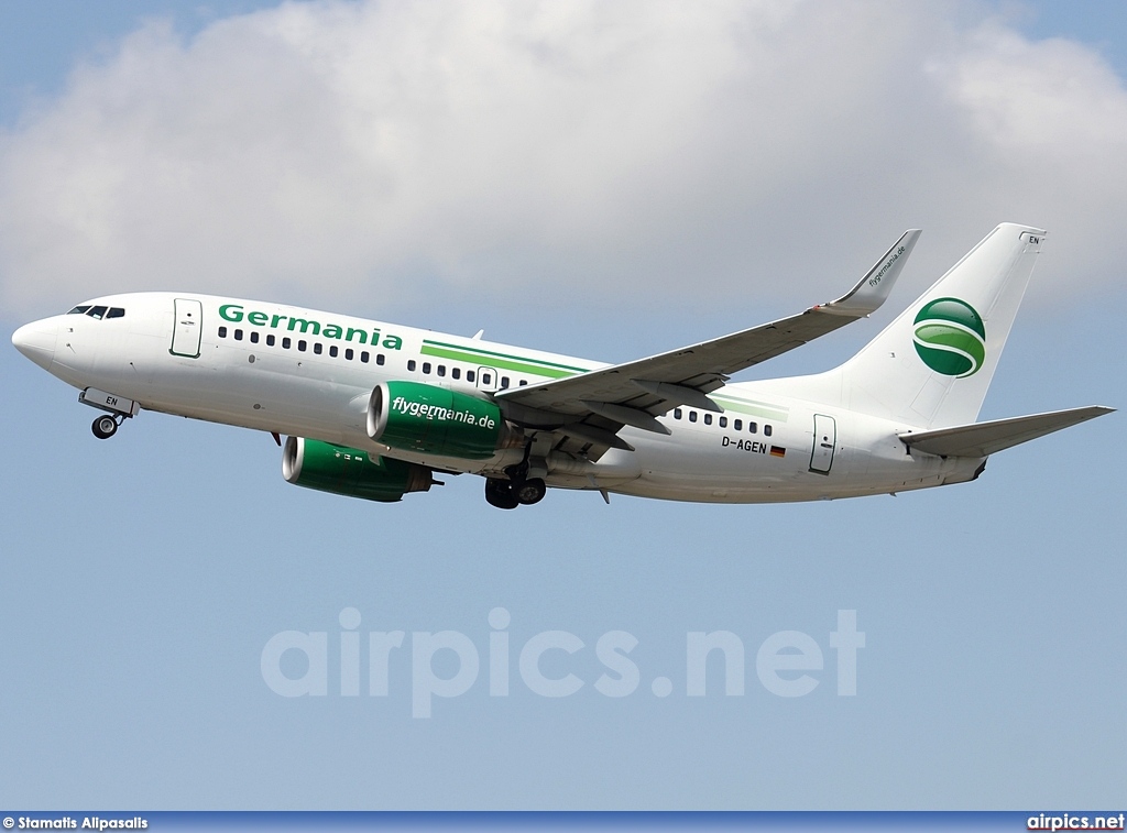 D-AGEN, Boeing 737-700, Germania