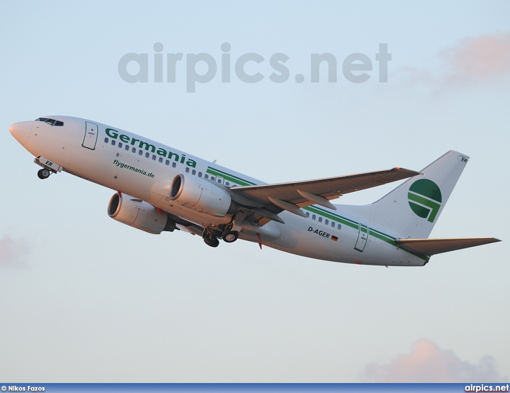 D-AGER, Boeing 737-700, Germania