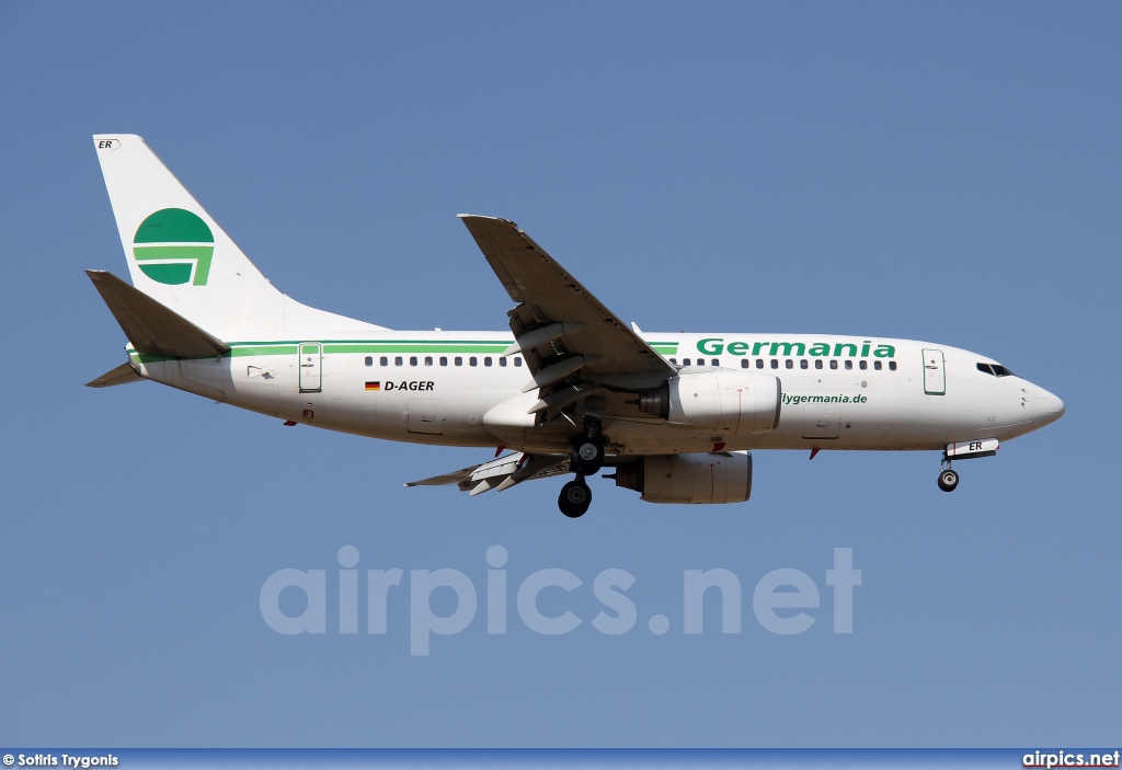 D-AGER, Boeing 737-700, Germania