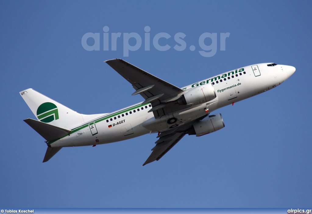 D-AGET, Boeing 737-700, Germania