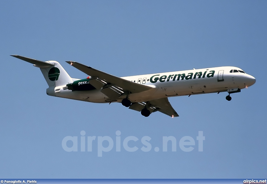 D-AGPK, Fokker F28-1000 Fellowship, Germania