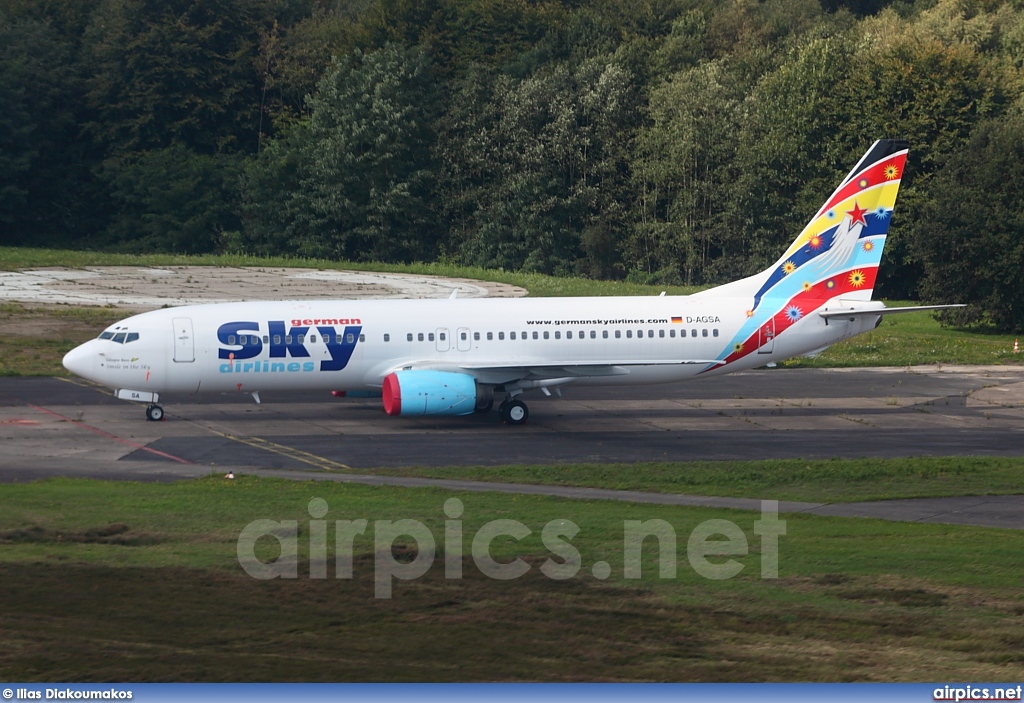 D-AGSA, Boeing 737-800, German Sky Airlines