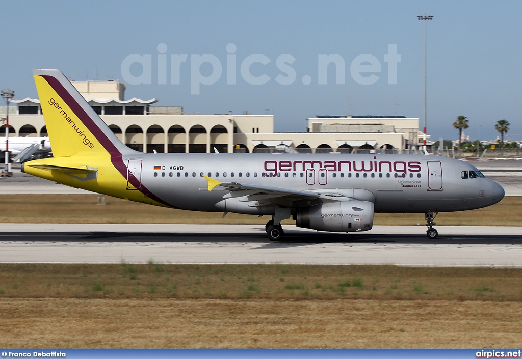 D-AGWB, Airbus A319-100, Germanwings