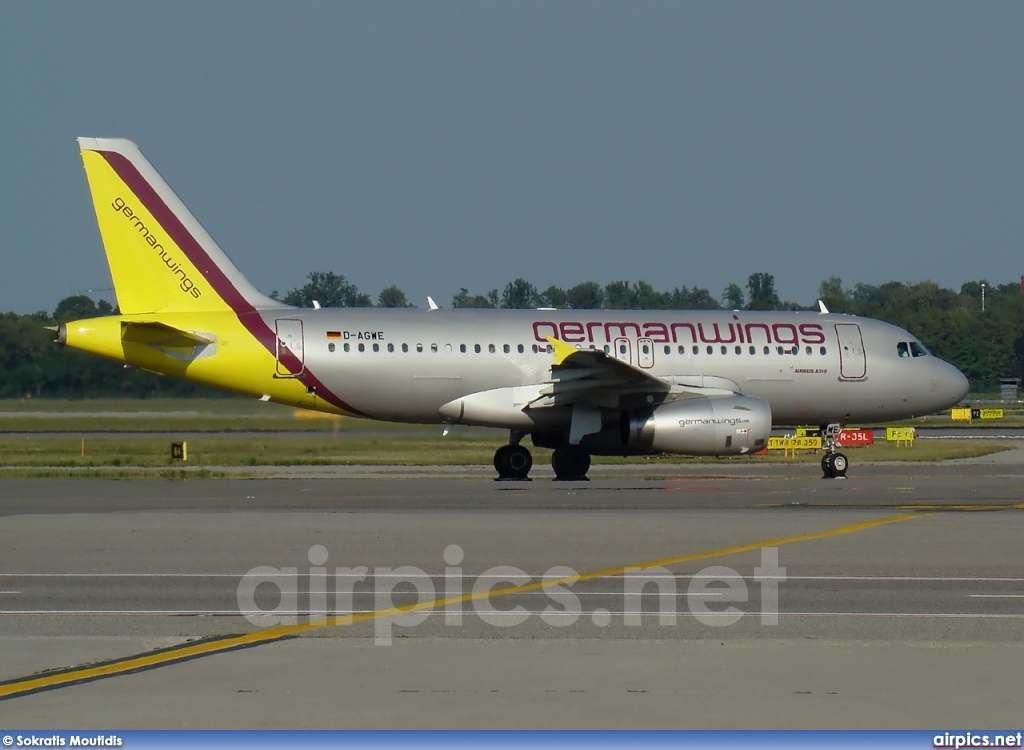 D-AGWE, Airbus A319-100, Germanwings