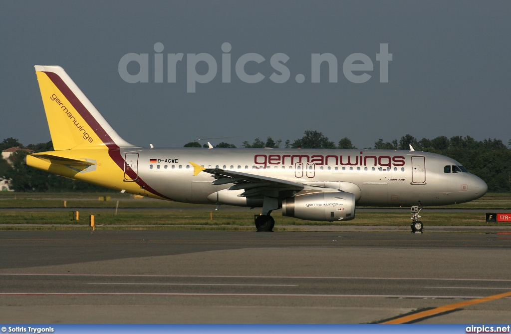 D-AGWE, Airbus A319-100, Germanwings