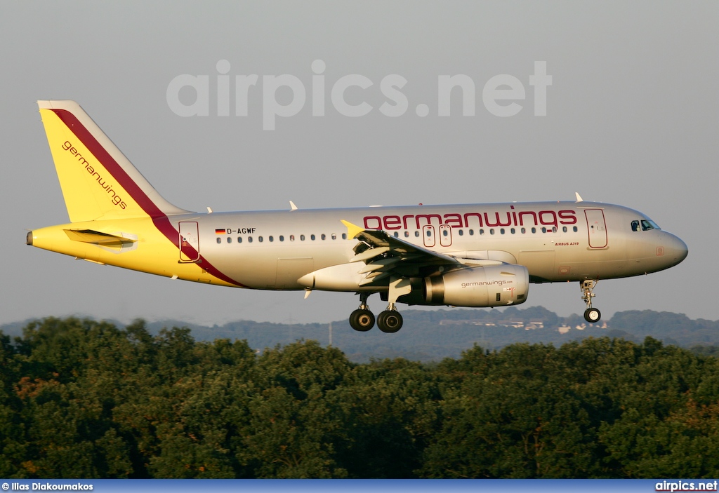 D-AGWF, Airbus A319-100, Germanwings