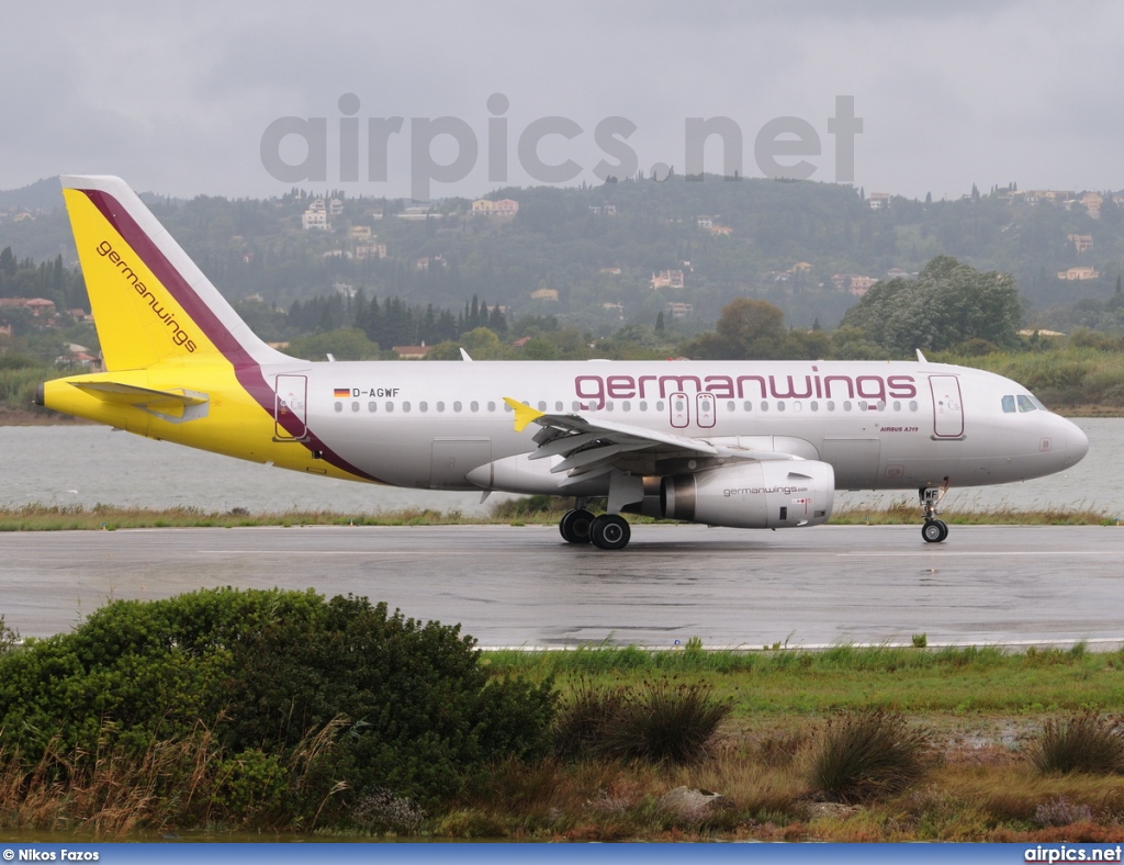 D-AGWF, Airbus A319-100, Germanwings