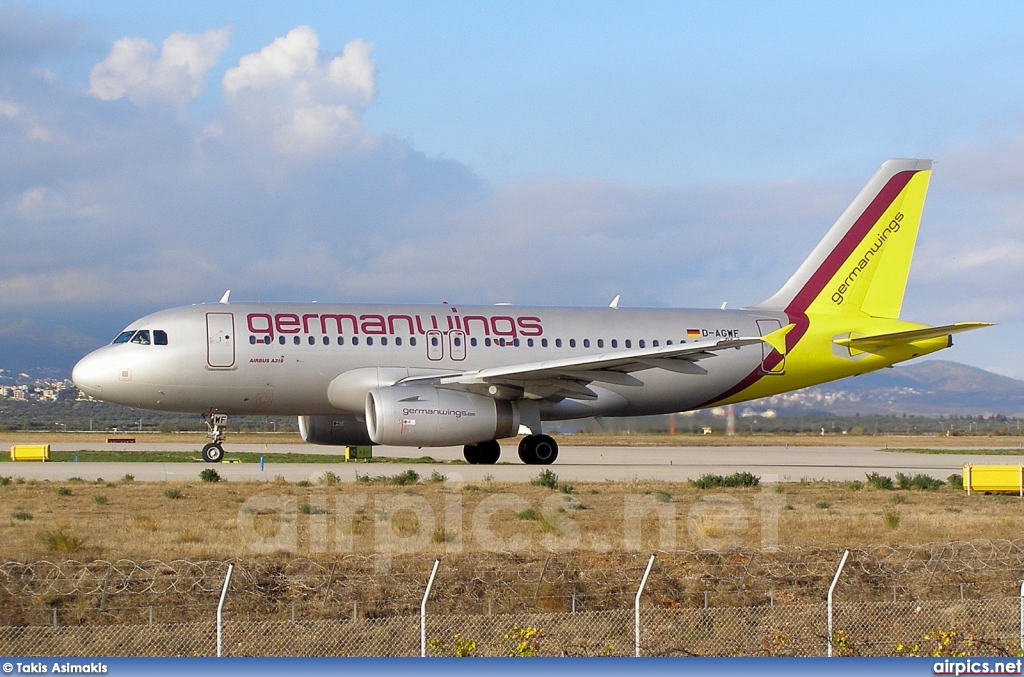 D-AGWF, Airbus A319-100, Germanwings