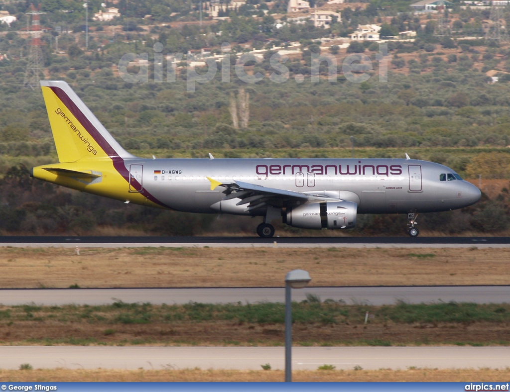 D-AGWG, Airbus A319-100, Germanwings