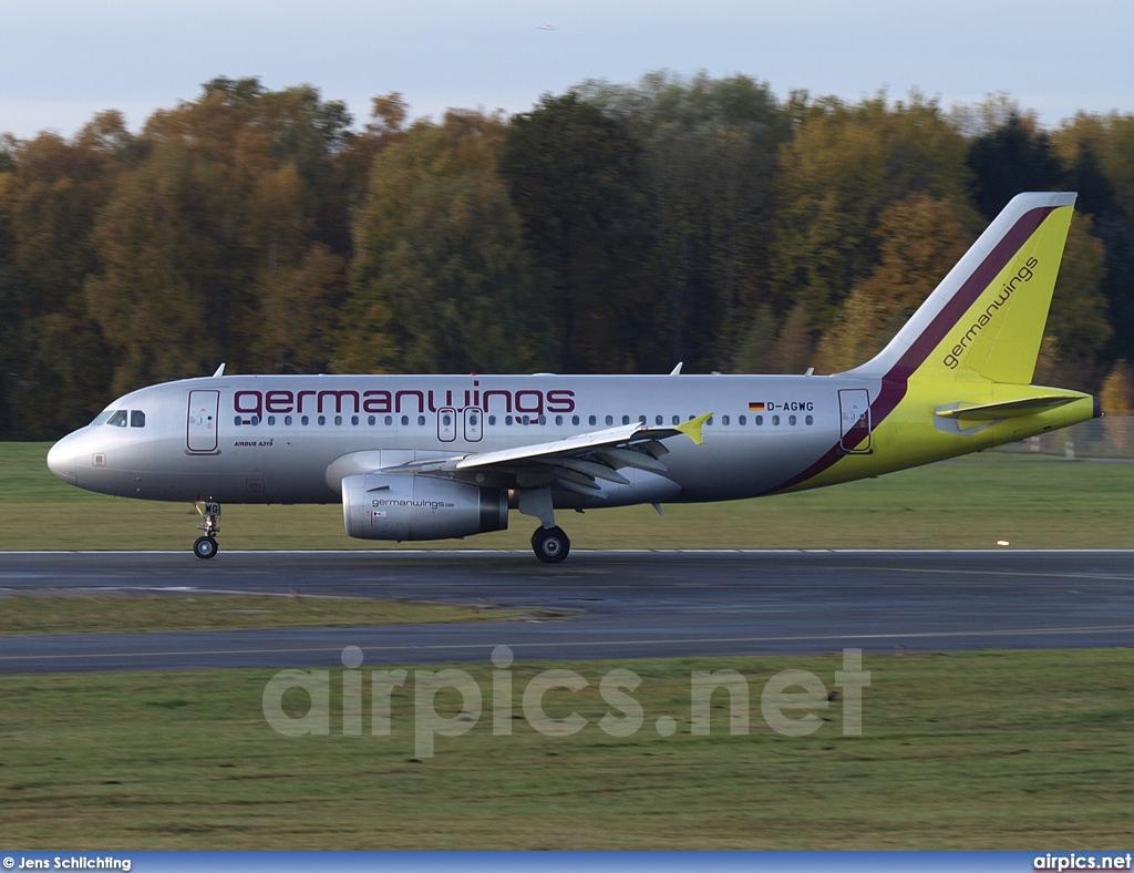 D-AGWG, Airbus A319-100, Germanwings