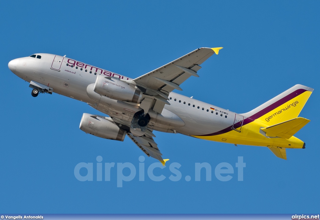 D-AGWO, Airbus A319-100, Germanwings