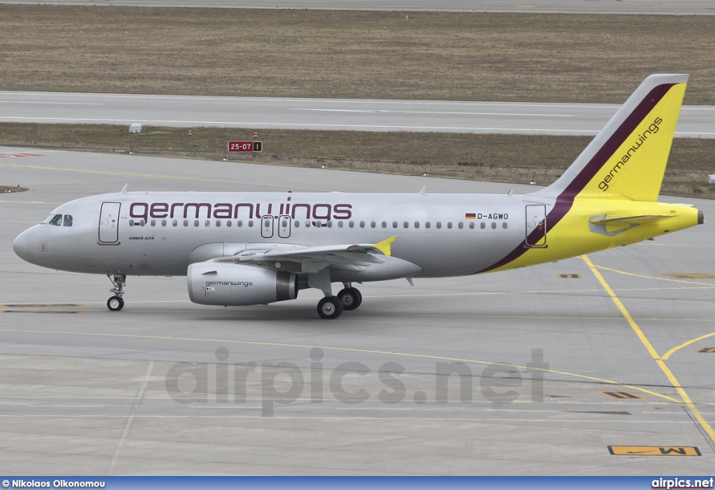 D-AGWO, Airbus A319-100, Germanwings