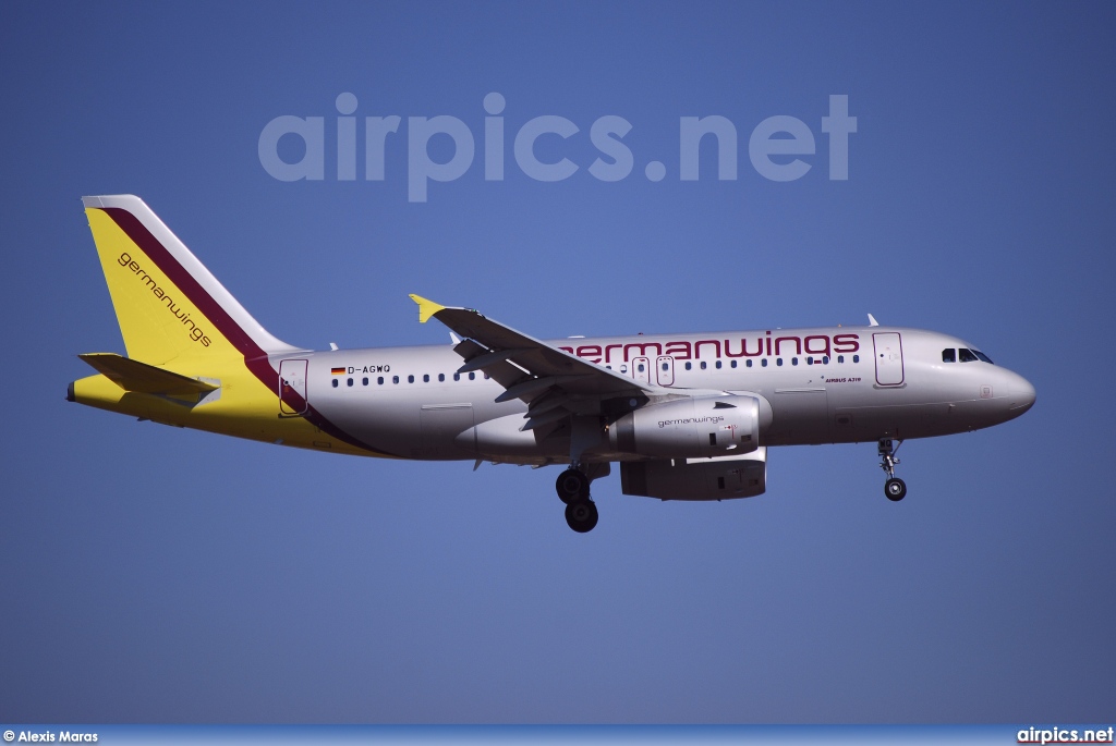 D-AGWQ, Airbus A319-100, Germanwings