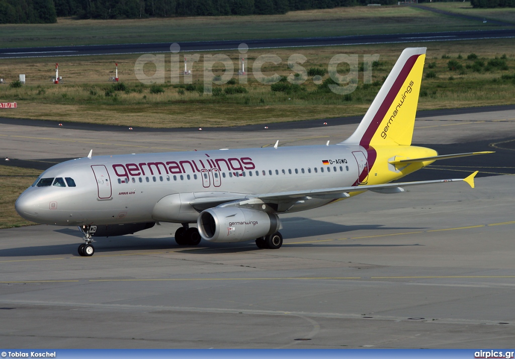 D-AGWQ, Airbus A319-100, Germanwings