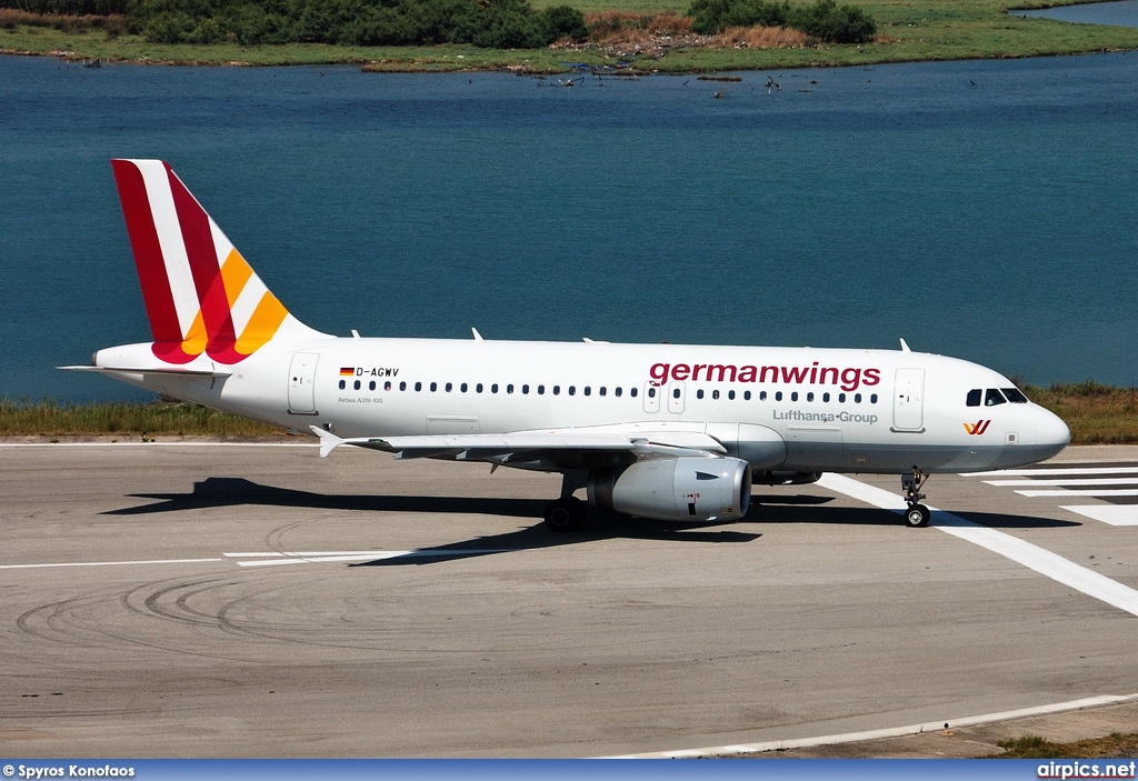 D-AGWV, Airbus A319-100, Germanwings