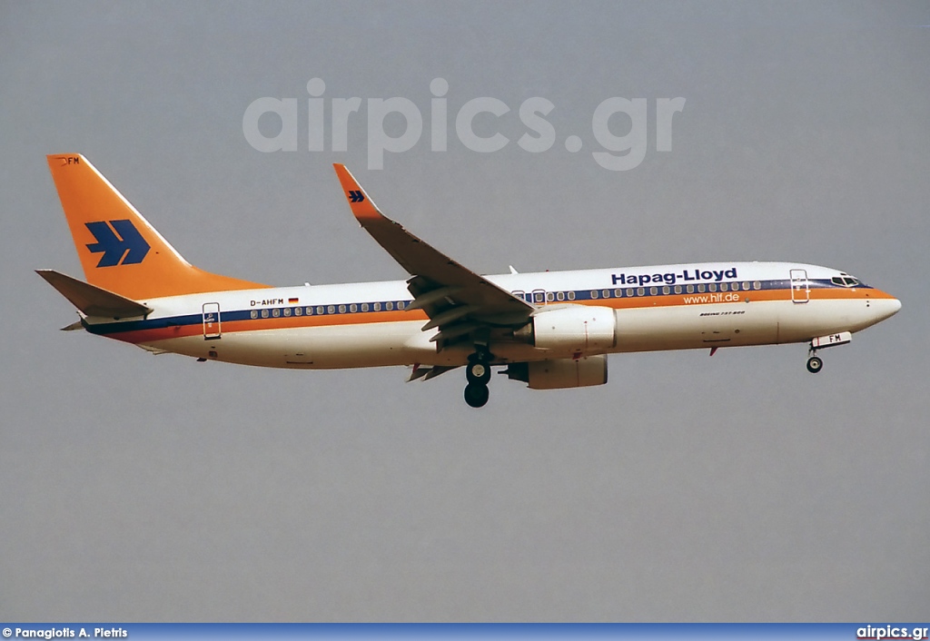 D-AHFM, Boeing 737-800, Hapag Lloyd