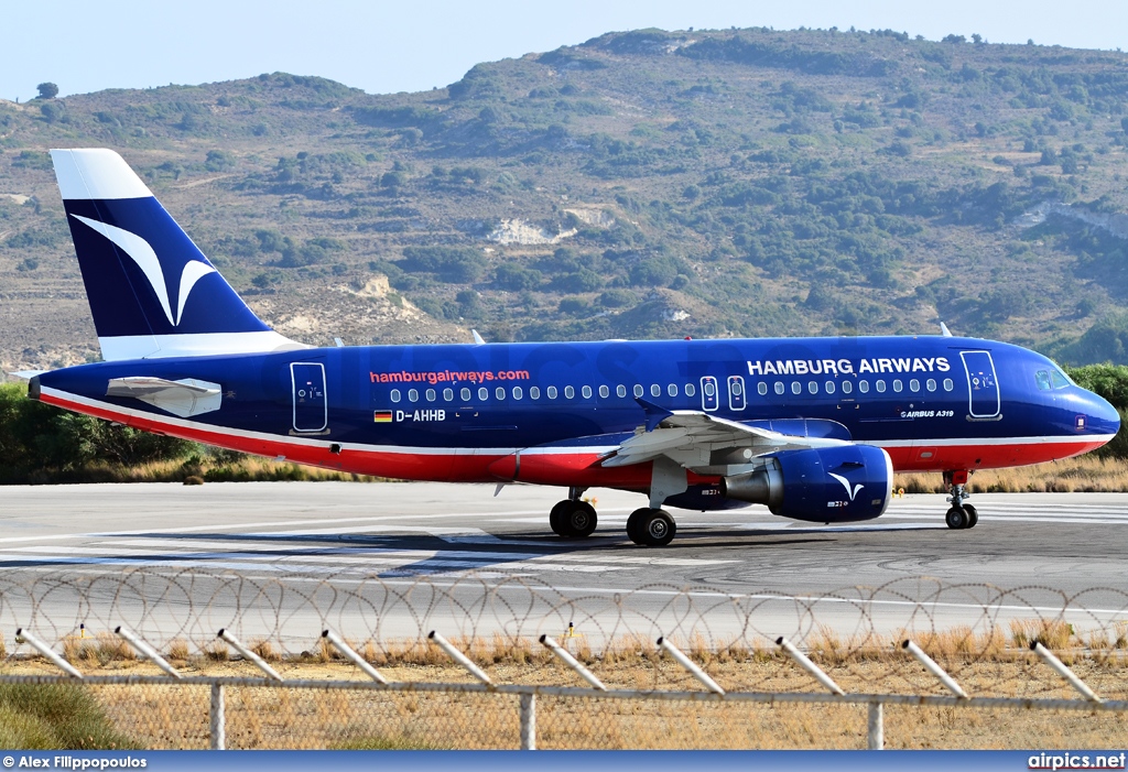 D-AHHB, Airbus A319-100, Hamburg Airways