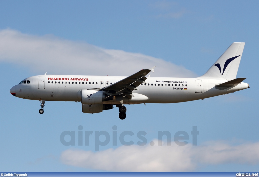 D-AHHD, Airbus A320-200, Hamburg Airways