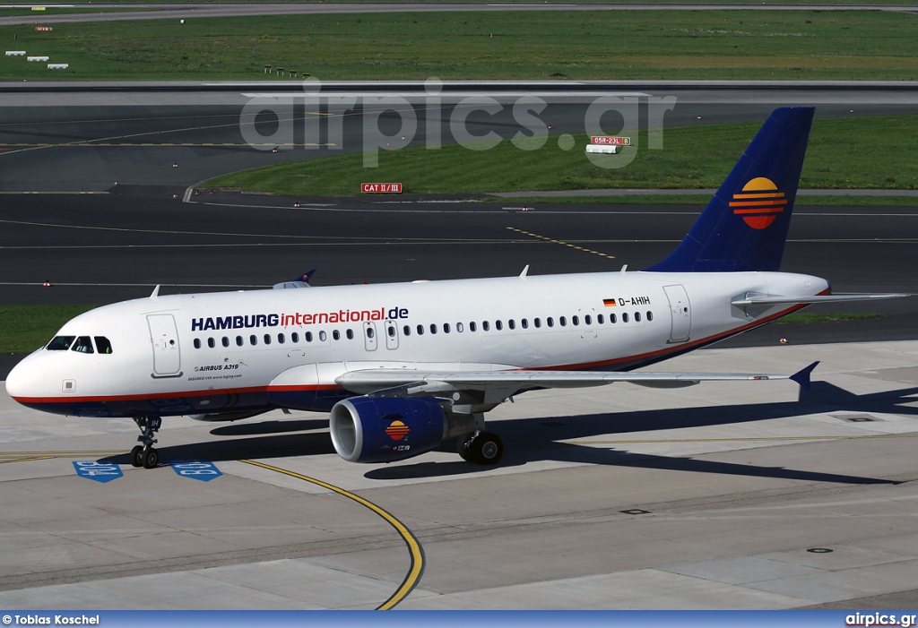 D-AHIH, Airbus A319-100, Hamburg International