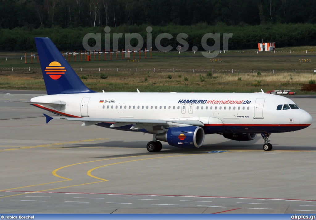 D-AHIL, Airbus A319-100, Hamburg International