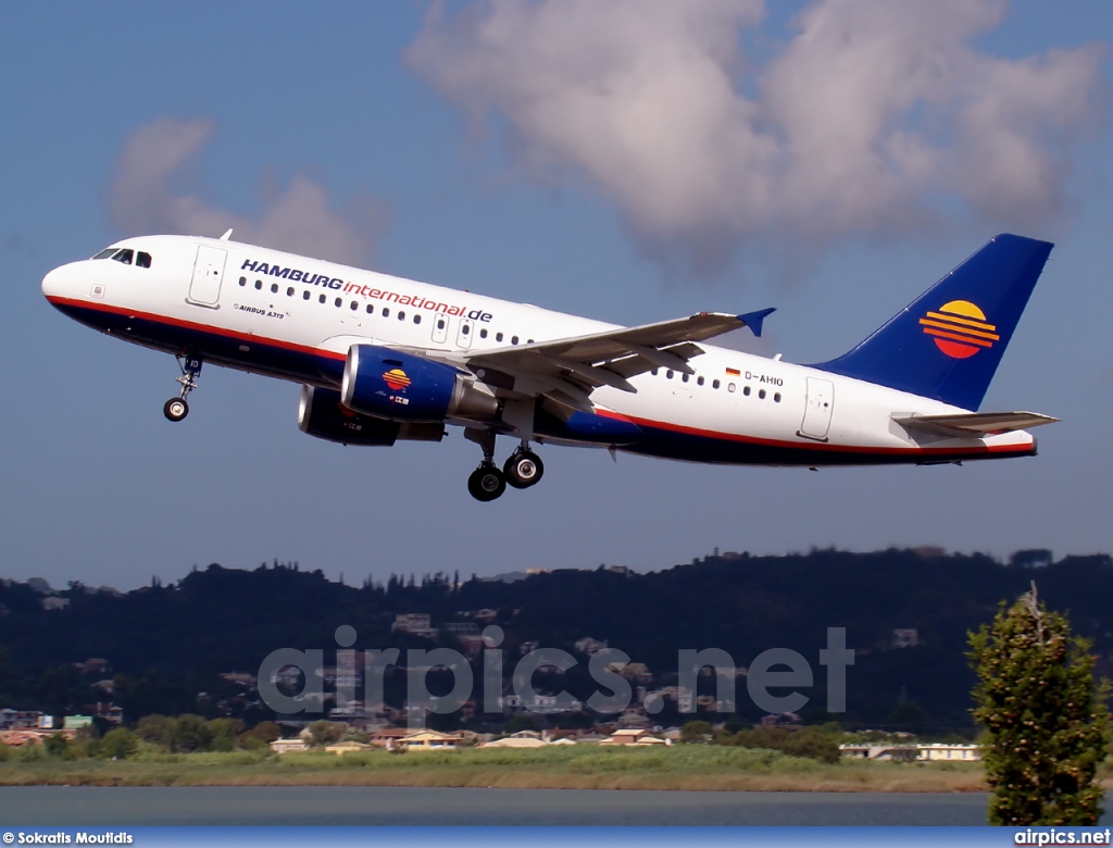 D-AHIO, Airbus A319-100, Hamburg International