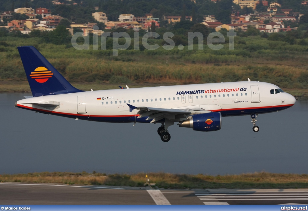 D-AHIO, Airbus A319-100, Hamburg International