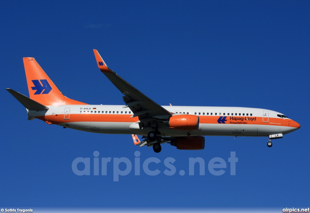 D-AHLK, Boeing 737-800, Hapag-Lloyd Kreuzfahrten