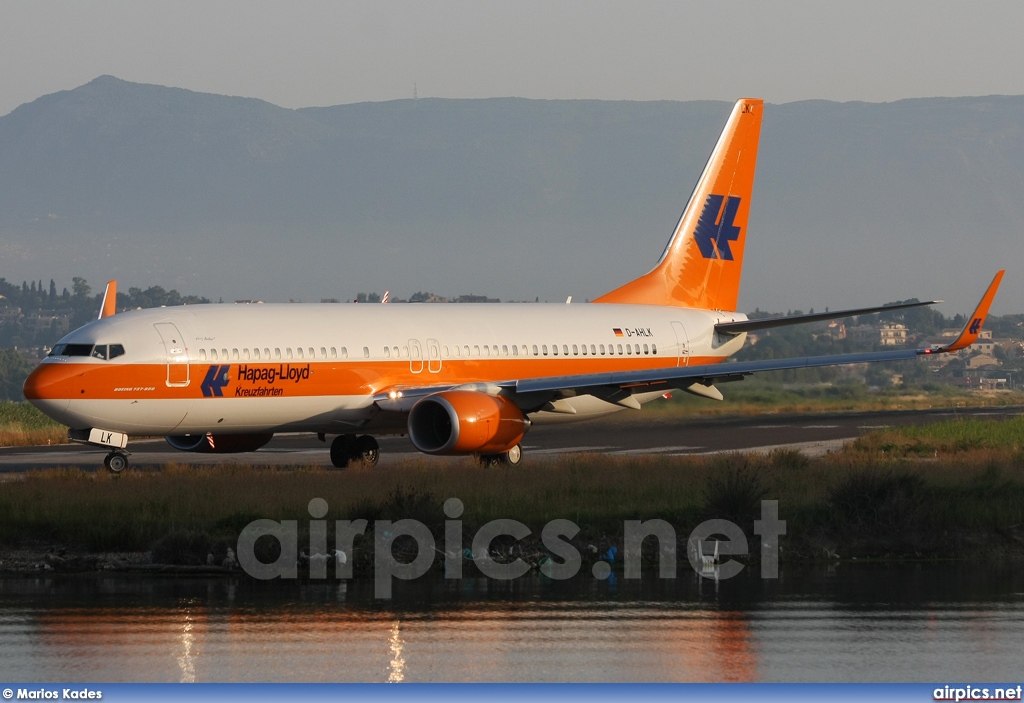 D-AHLK, Boeing 737-800, Hapag-Lloyd Kreuzfahrten