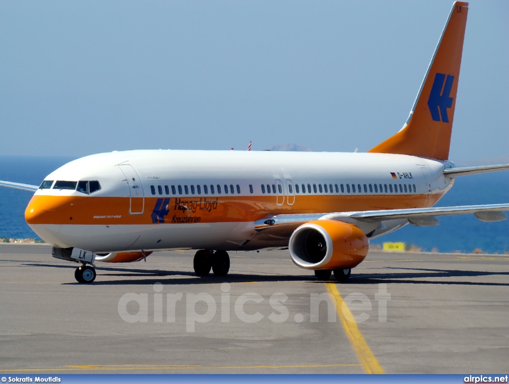 D-AHLK, Boeing 737-800, Hapag-Lloyd Kreuzfahrten