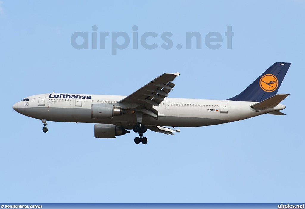 D-AIAM, Airbus A300B4-600, Lufthansa