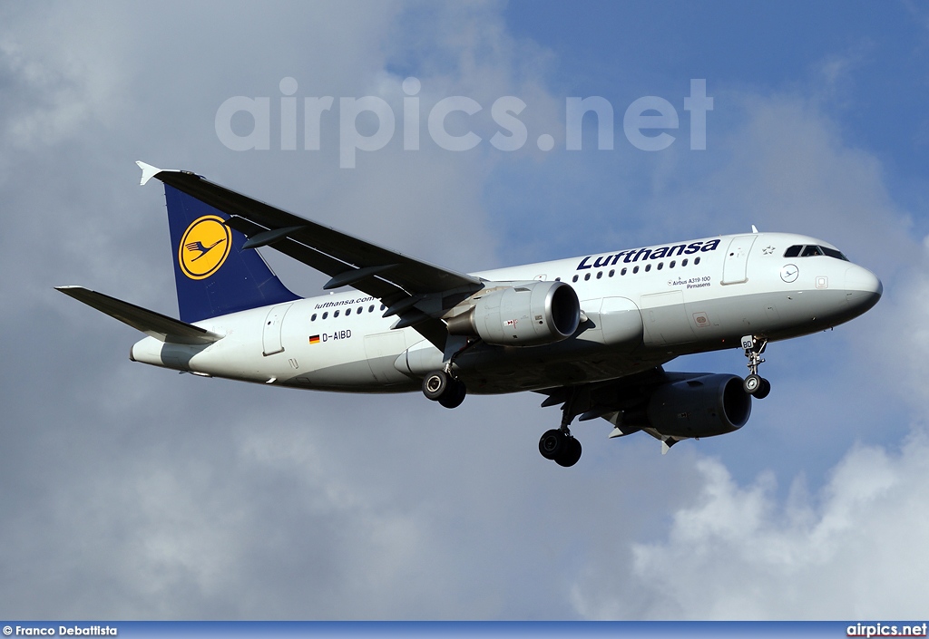 D-AIBD, Airbus A319-100, Lufthansa