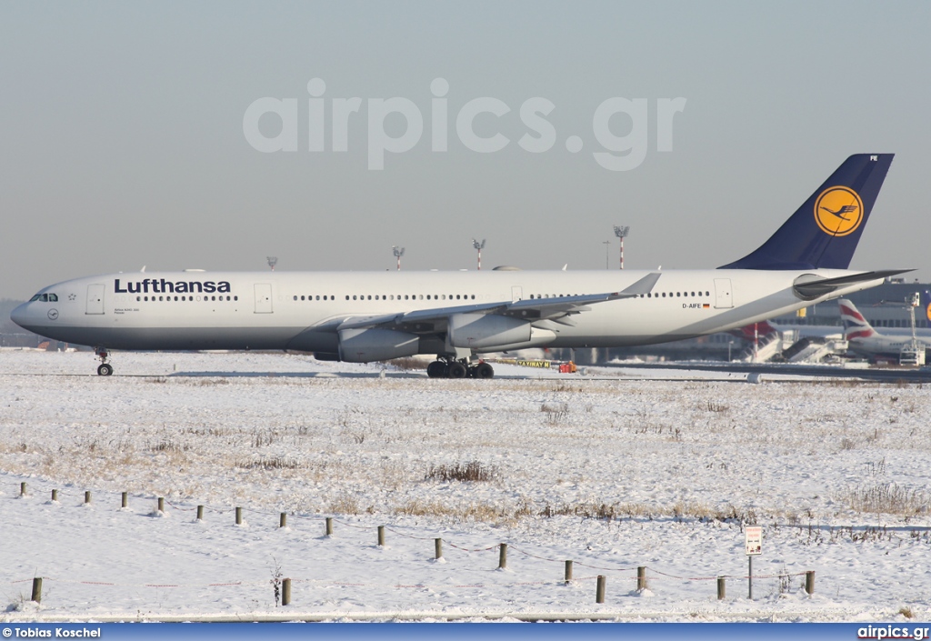 D-AIFE, Airbus A340-300, Lufthansa