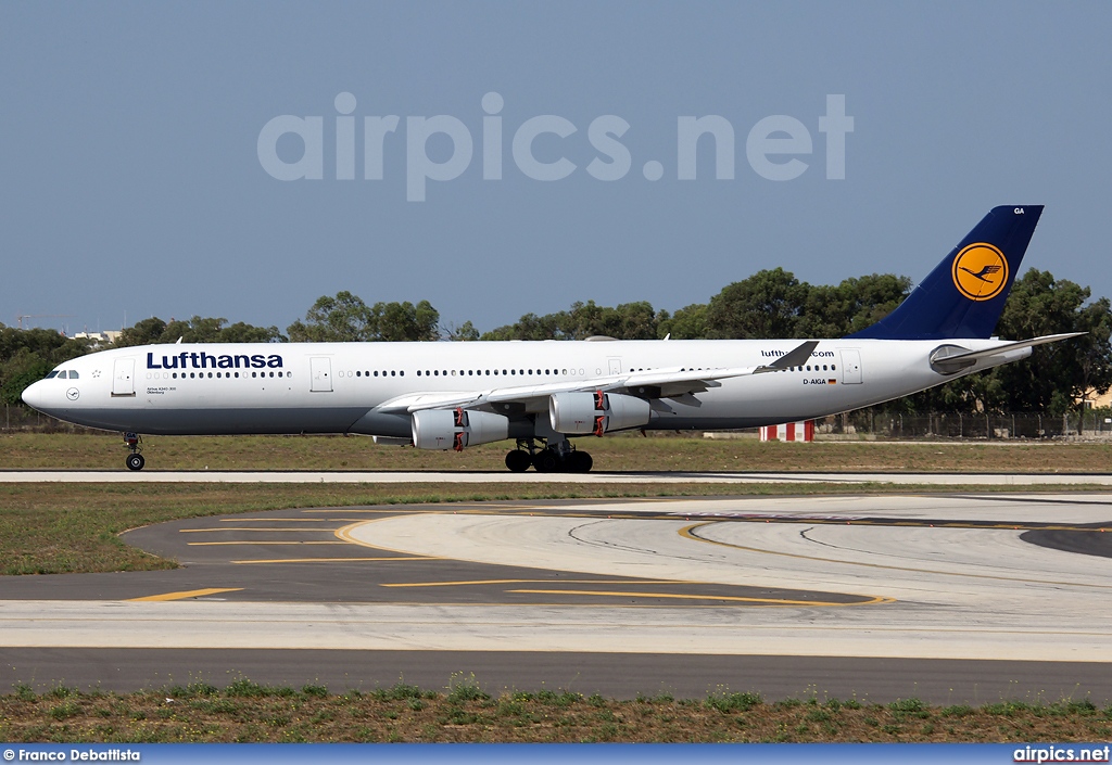 D-AIGA, Airbus A340-300, Lufthansa