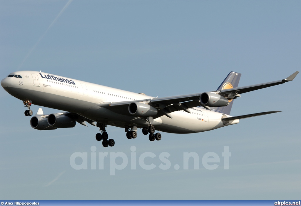 D-AIGH, Airbus A340-300, Lufthansa