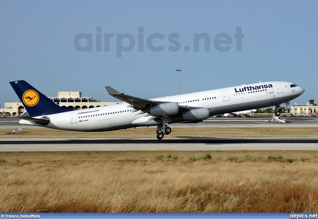 D-AIGP, Airbus A340-300, Lufthansa