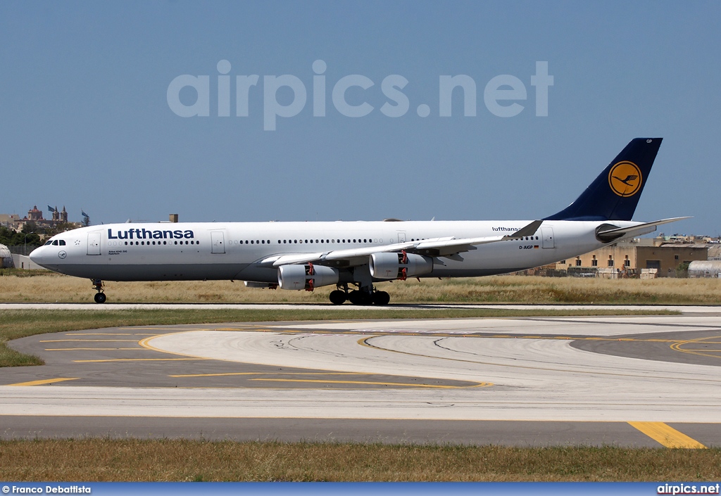 D-AIGP, Airbus A340-300, Lufthansa