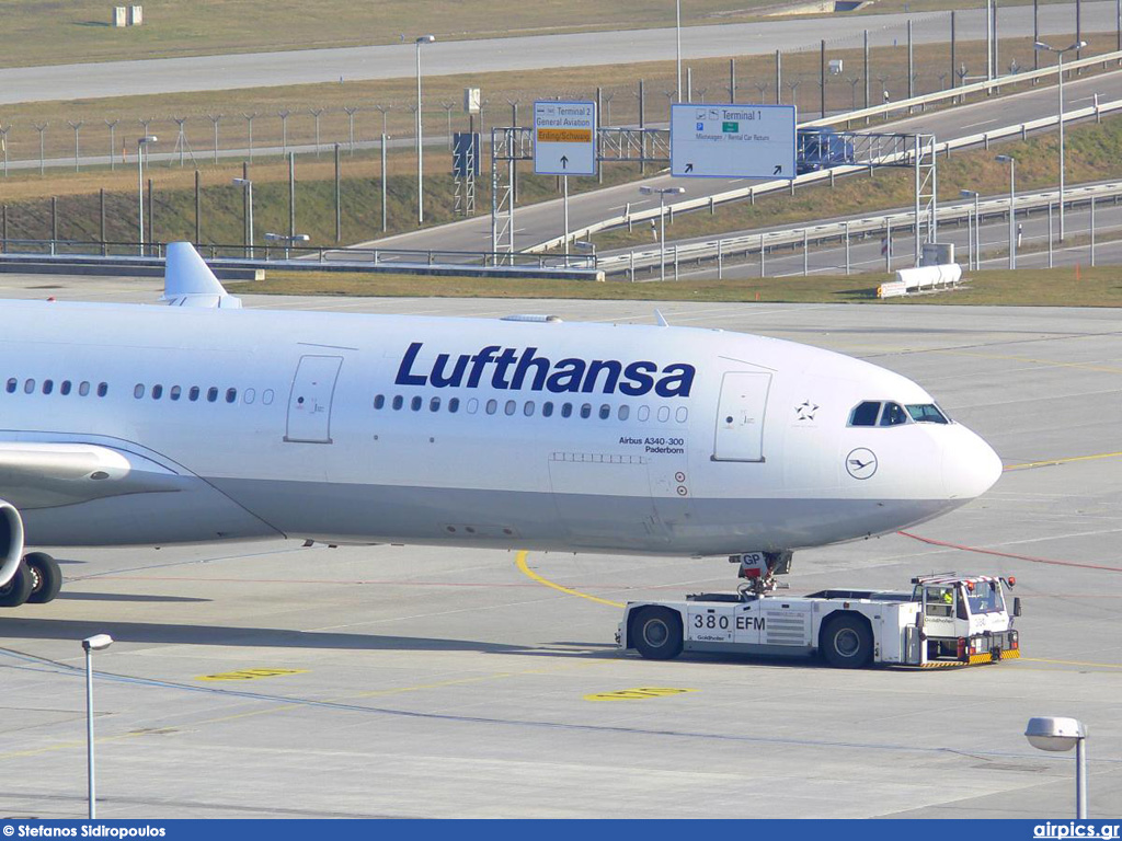 D-AIGP, Airbus A340-300, Lufthansa